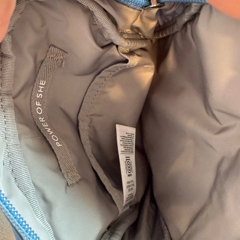 Athleta Slate Blue Messenger Bag